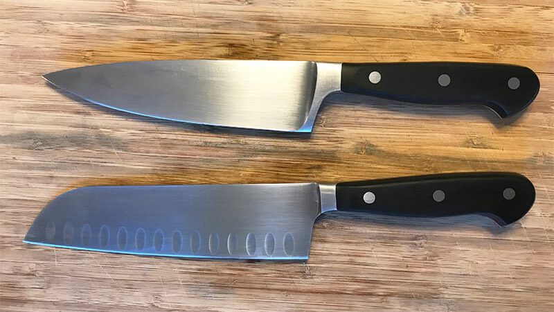 Difference between chef’s knife and santoku knife