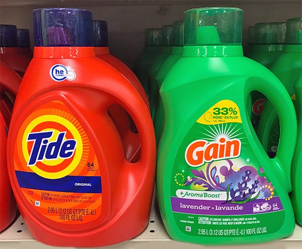 Tide vs. Gain Laundry Detergent: What's the Difference?