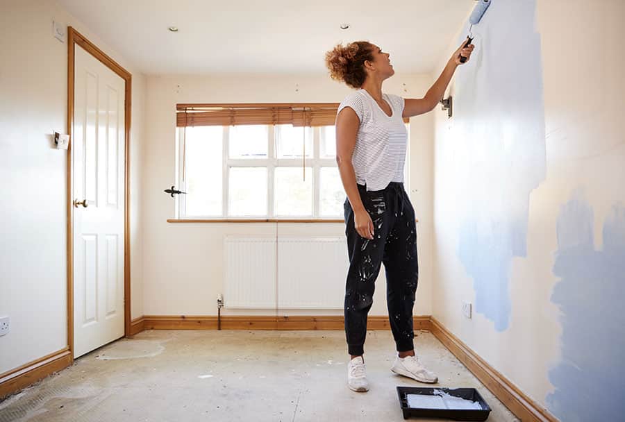 Paint the Walls and Perform Finish Work
