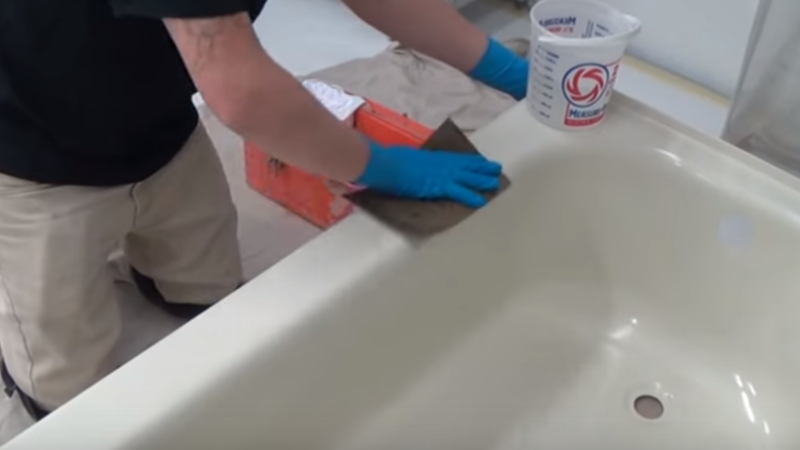 How To Refinish The Tub